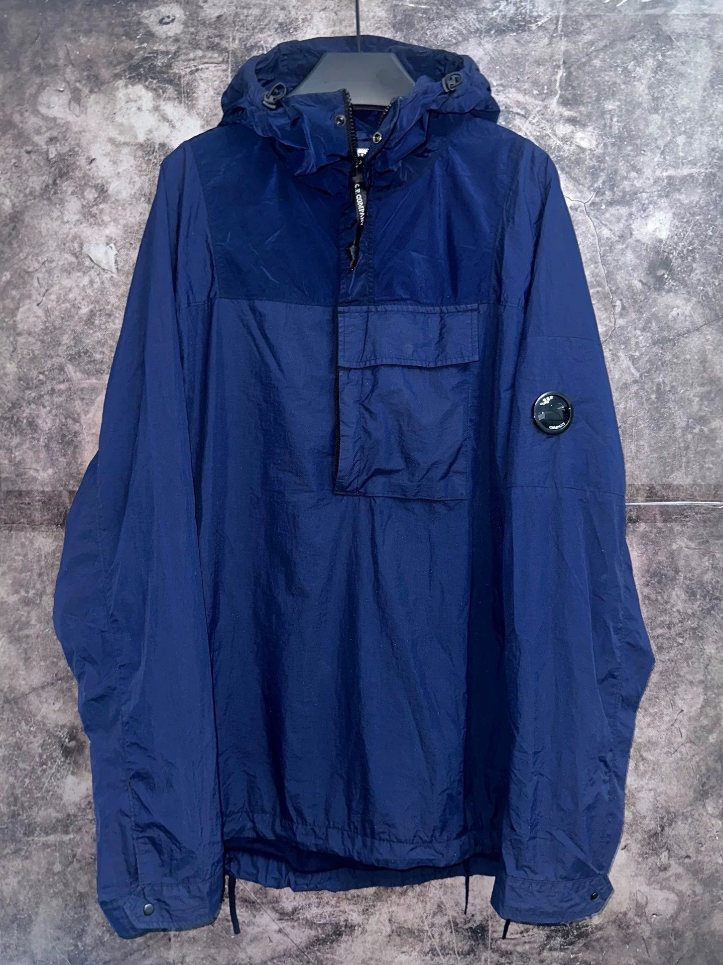 C.P. Company CP Company Metal Nylon Half-Zip Hooded Jacket Navy XXL Size US XXL / EU 58 / 5 - 1 Thumbnail