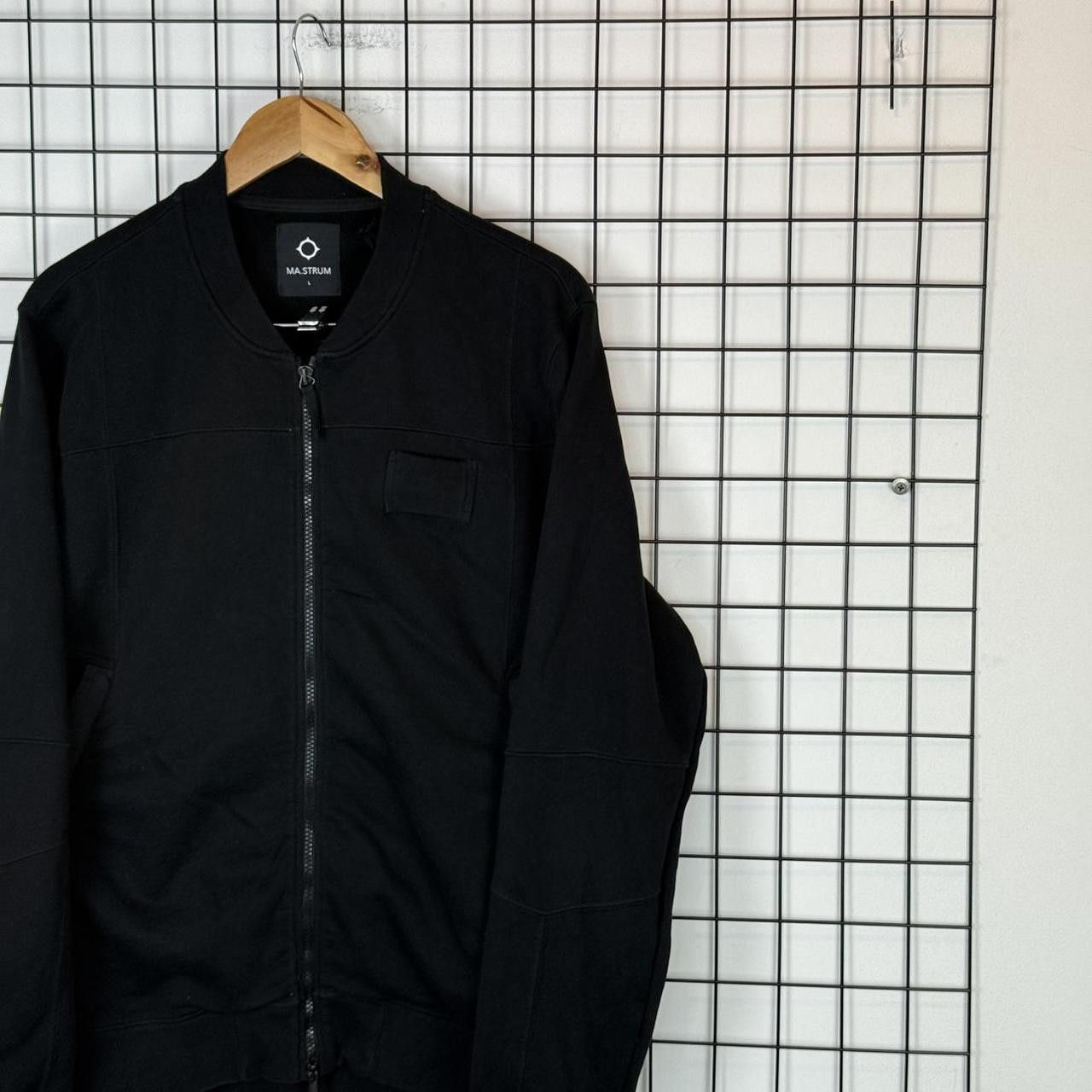 MA.STRUM Mastrum Zip Up Sweatshirt Massimo Osti Black Size US L / EU 52-54 / 3 - 5 Thumbnail