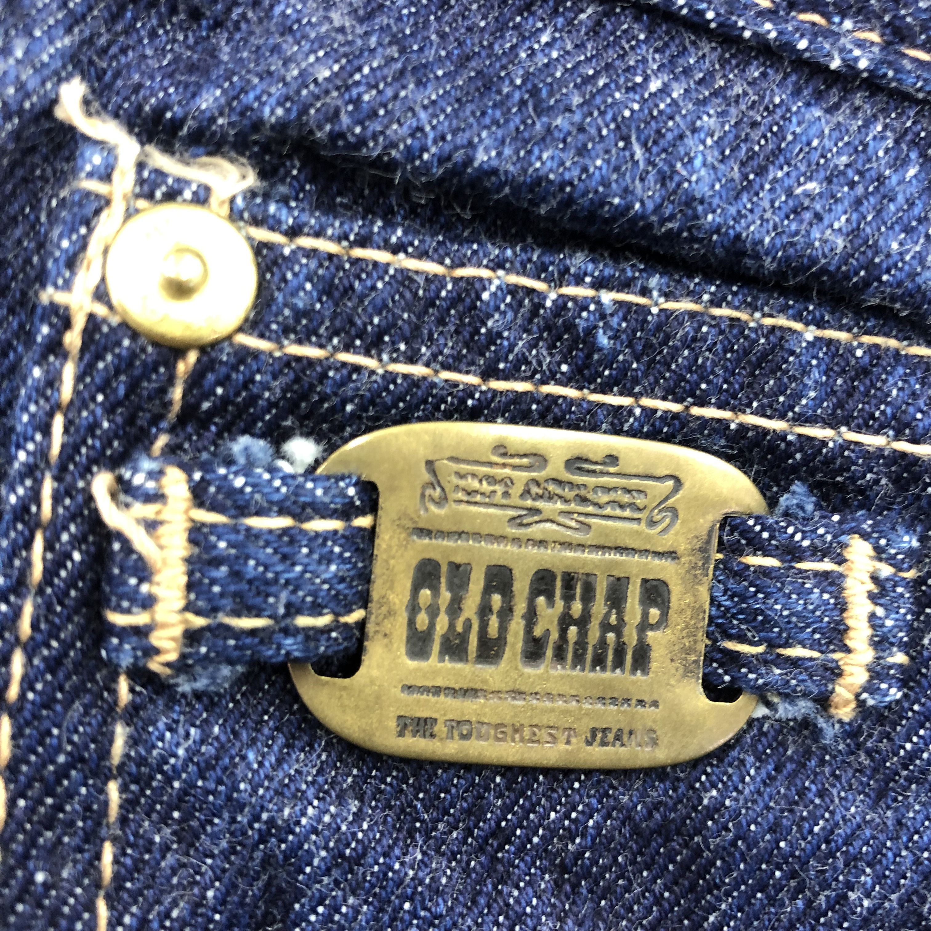 Vintage Vintage 70s Old Chap Super Flare Jeans Espana Wide Leg Denim Size 28" / US 6 / IT 42 - 7 Thumbnail