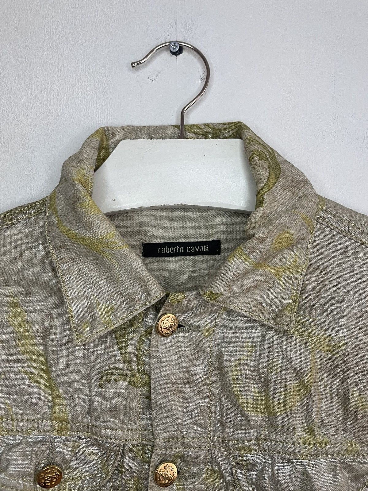 Just Cavalli × Roberto Cavalli × Vintage Roberto Cavalli Vintage Pattern Print Jacket Size S / US 4 / IT 40 - 3 Thumbnail