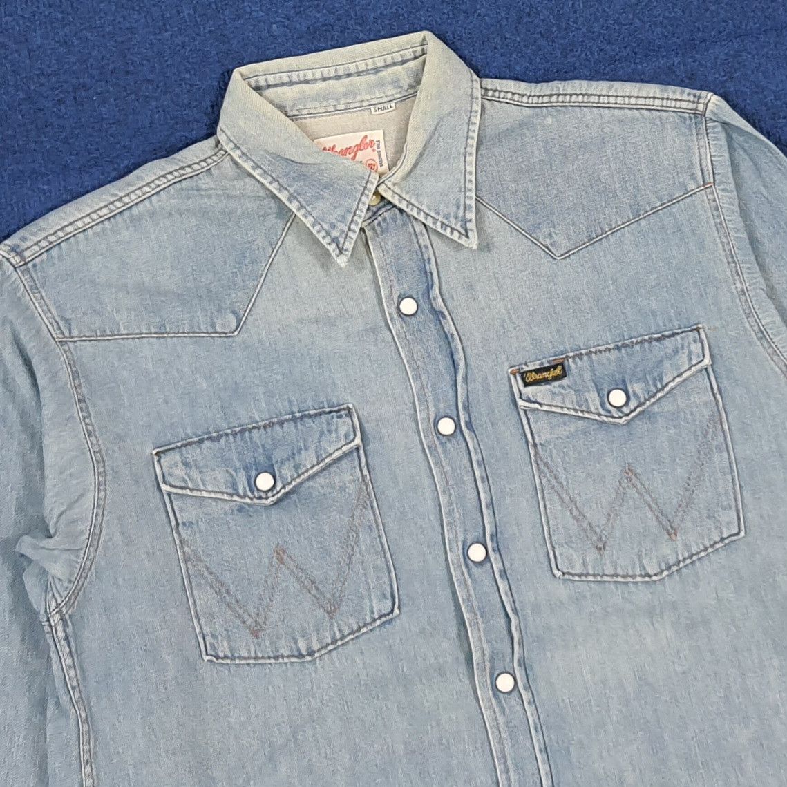 Wrangler Vintage Wrangler Denim West Style Button Up Shirt C299N54 Size US S / EU 44-46 / 1 - 2 Thumbnail