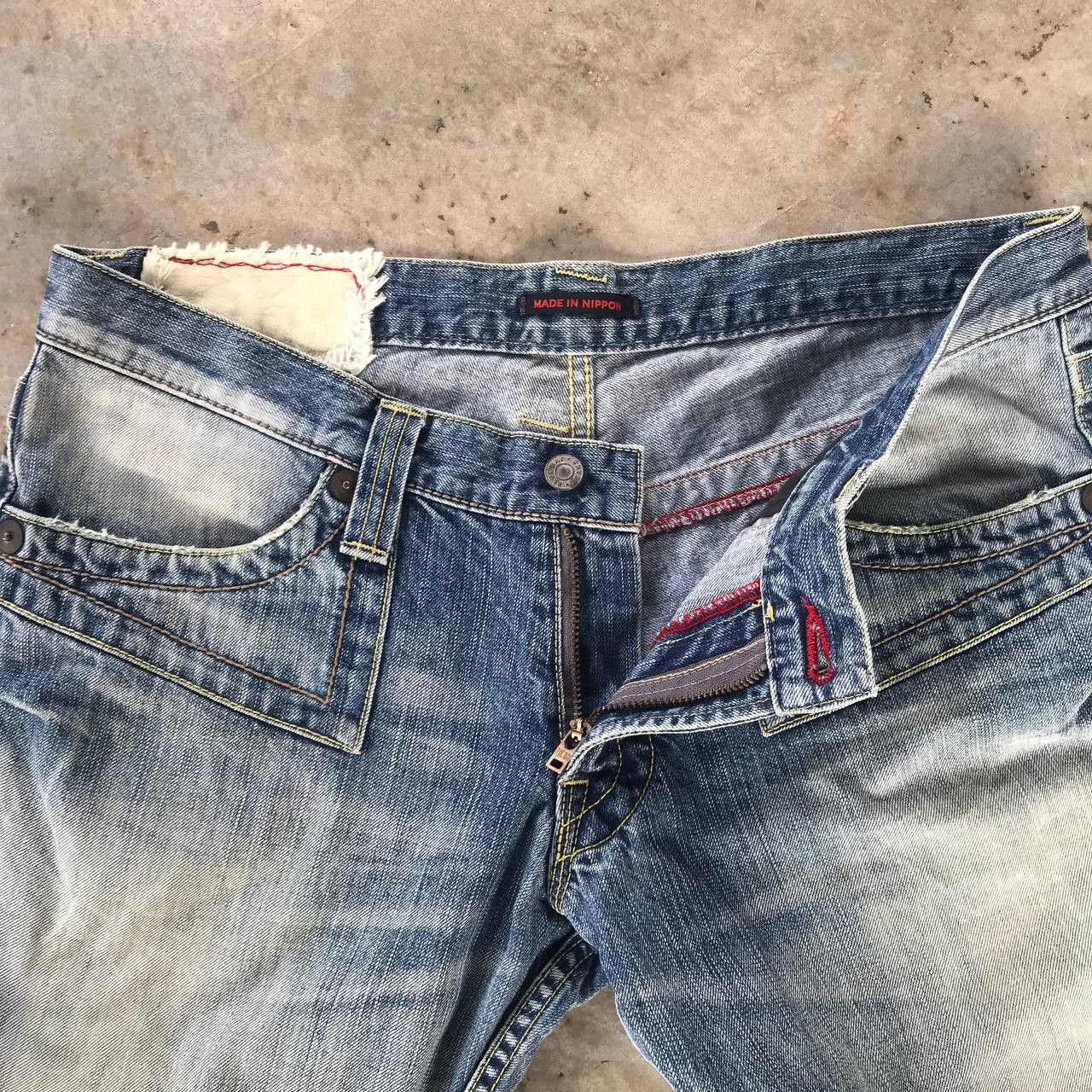 Other FLARED BLUEWAY JAPAN DISTRESSED LOWRISE DENIM W33x33 Size US 33 - 6 Thumbnail