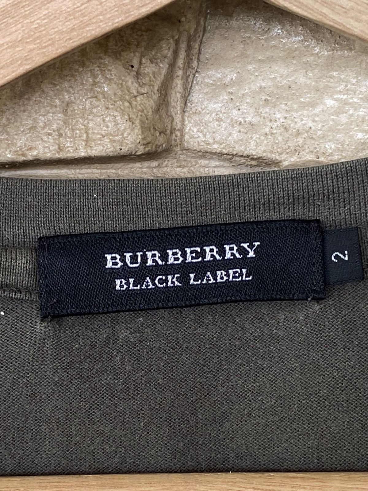 Vintage Rare Vintage Burberry Black Label Spellout Print Tees Size US M / EU 48-50 / 2 - 6 Thumbnail