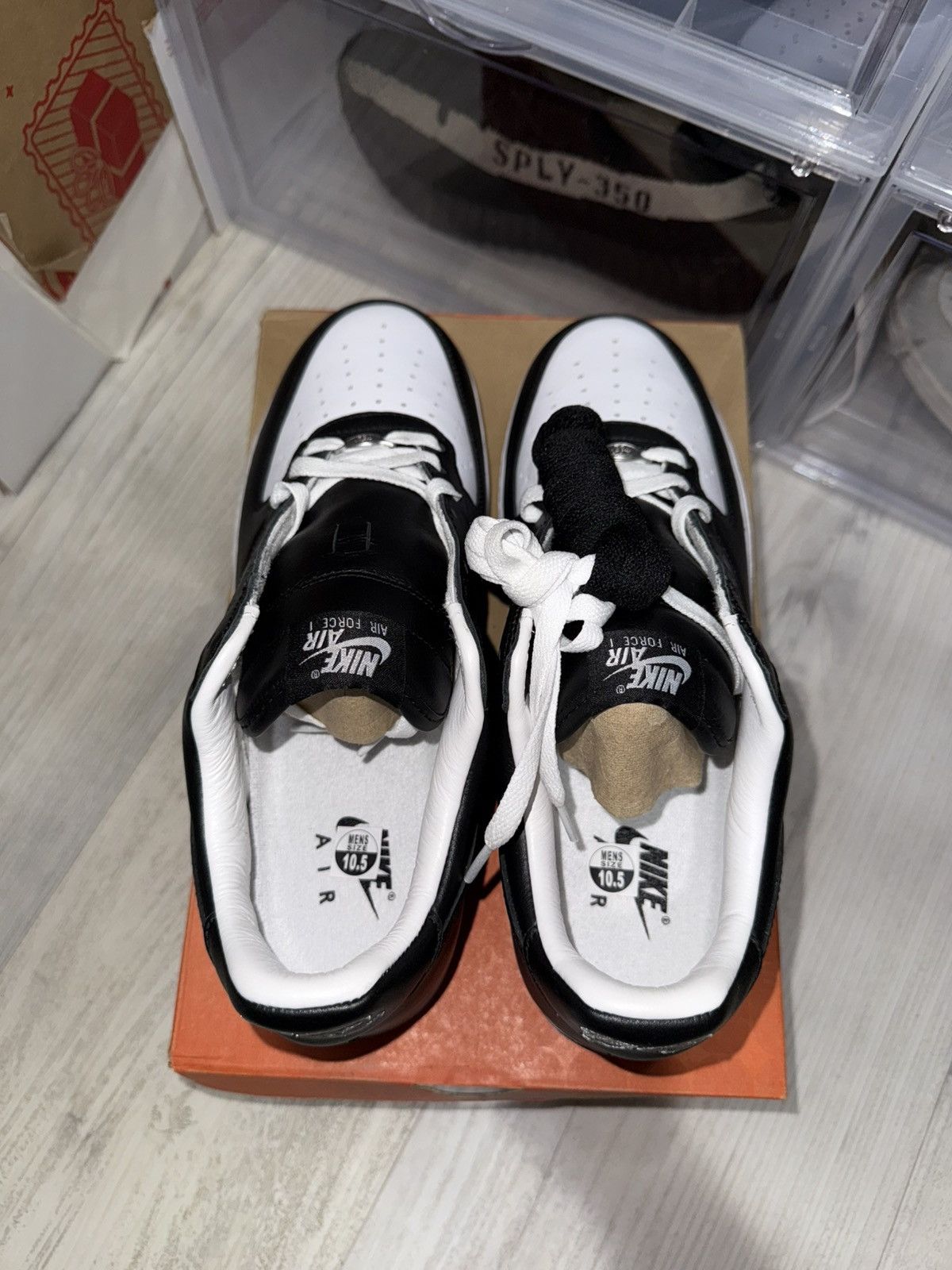 Nike Nike Air Force 1 Low QS Terror Squad Blackout Size US 10.5 / EU 43-44 - 6 Thumbnail