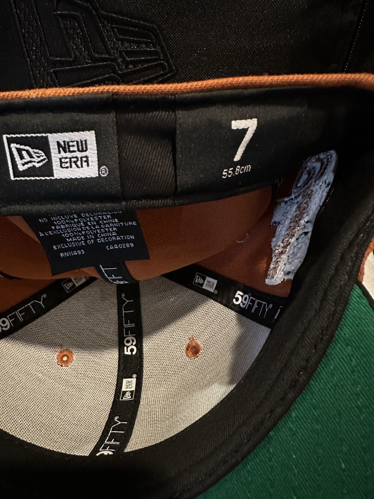 New Era New Era Burnt Orange Size 7 Texas Rangers GLOW Size ONE SIZE - 4 Thumbnail