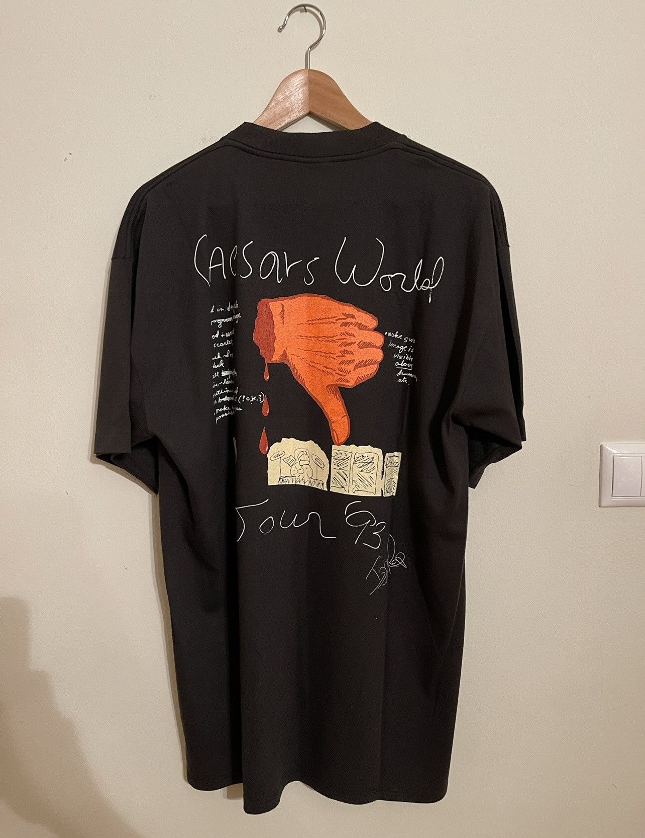 Band Tees × Iggy × Vintage 1993 IGGY POP CAESARS WORLD TOUR TEE Size US XL / EU 56 / 4 - 2 Thumbnail