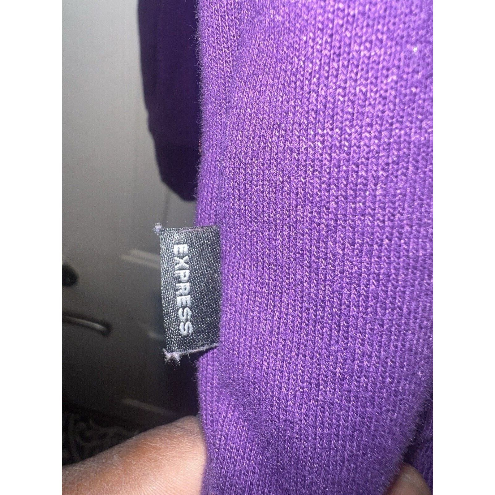 Express Express Men’s Hoodie Purple Size Medium Sweat Shirt Size US M / EU 48-50 / 2 - 5 Thumbnail