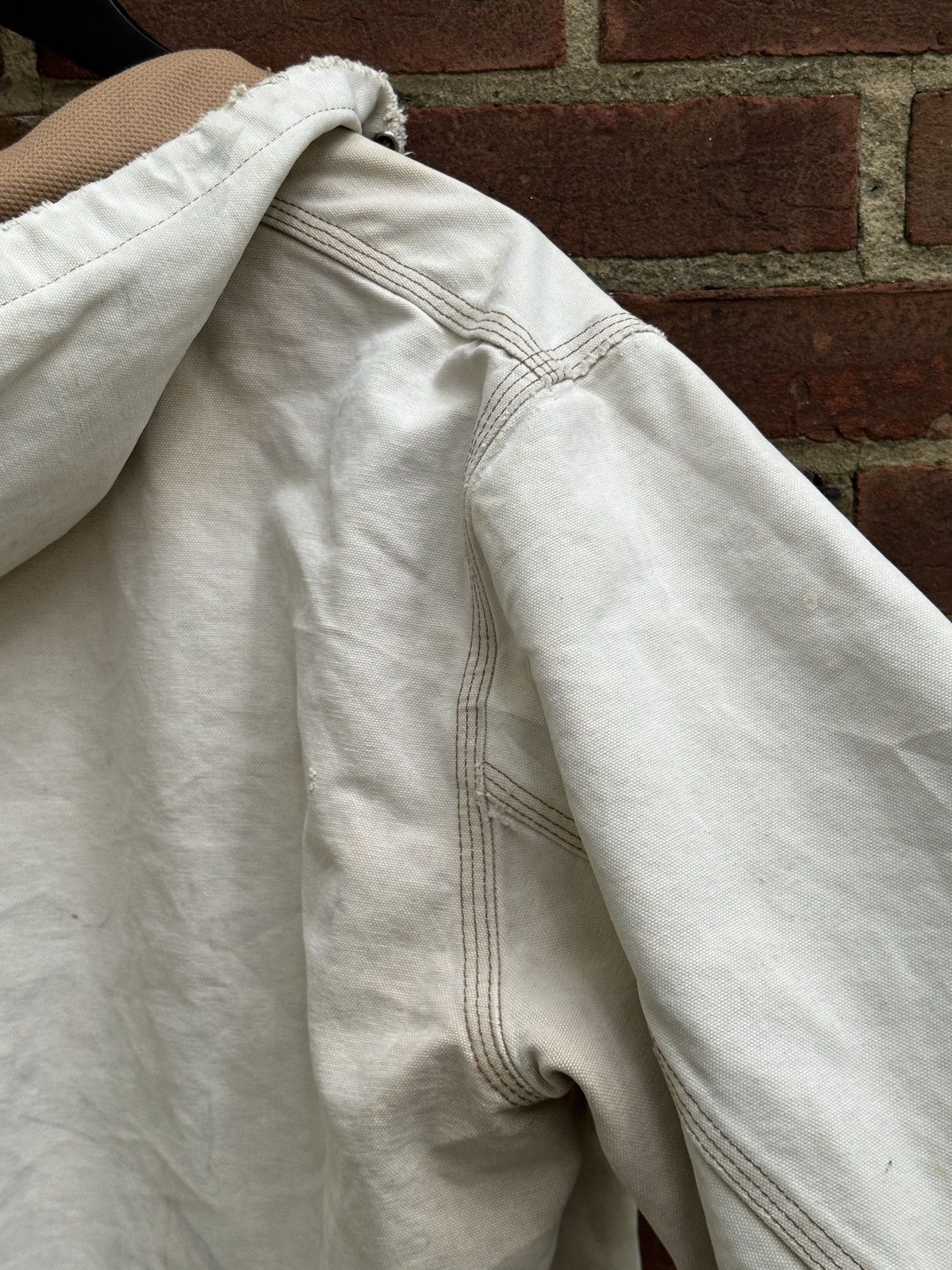 Carhartt Smoked Destroyed 90s Carhartt Thermal Lined Active Jacket Size US L / EU 52-54 / 3 - 19 Thumbnail