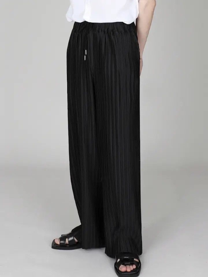 Designer × Japanese Brand Straight Loose Trousers Casual Pants y2k retro Size US 32 / EU 48 - 4 Thumbnail