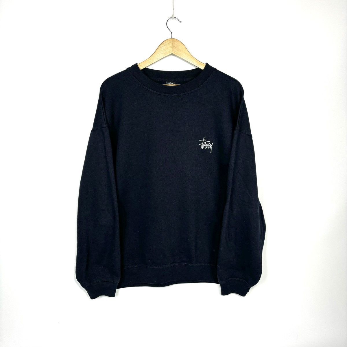 image of Stussy Vintage Sweatshirt in Blue, Men's (Size Large)