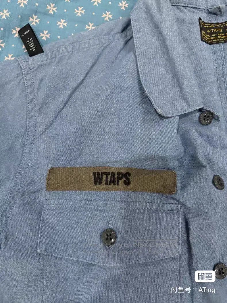 Wtaps Wtaps Washable sky blue two-purse short-sleeve shirt Size US M / EU 48-50 / 2 - 4 Thumbnail