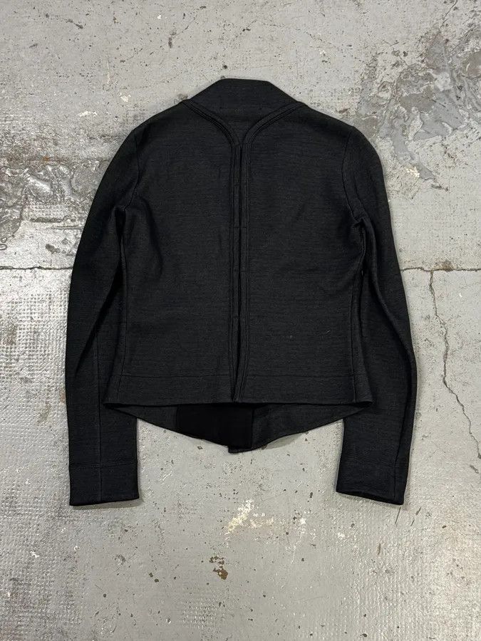 Marithe + Francois Girbaud Marithé & François Girbaud Grey & Black Officer Buttoned Jacket Size S / US 4 / IT 40 - 4 Thumbnail
