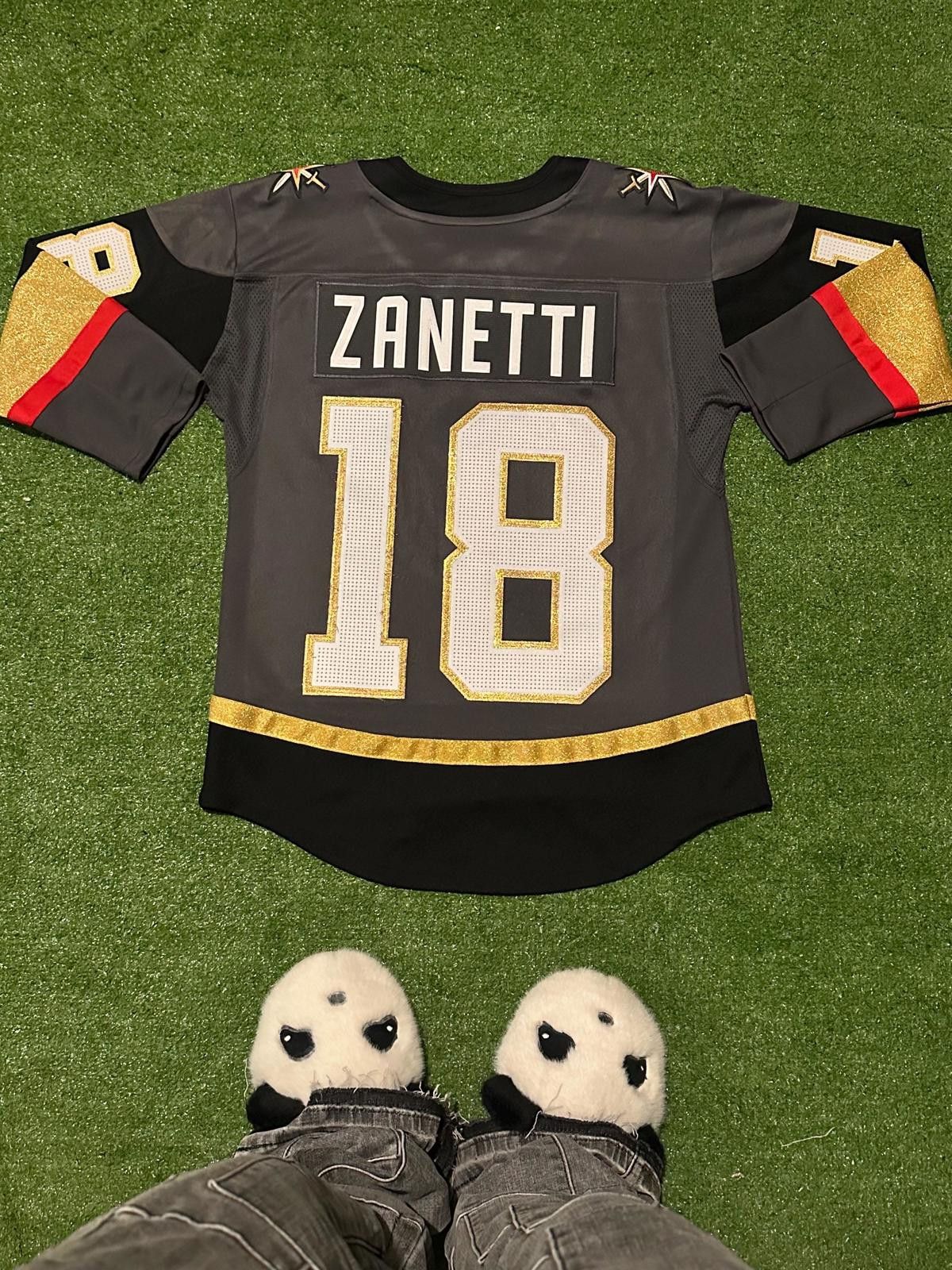 NHL Vegas Golden Knights Hockey Jersey - Zanetti #18 Size ONE SIZE - 2 Thumbnail