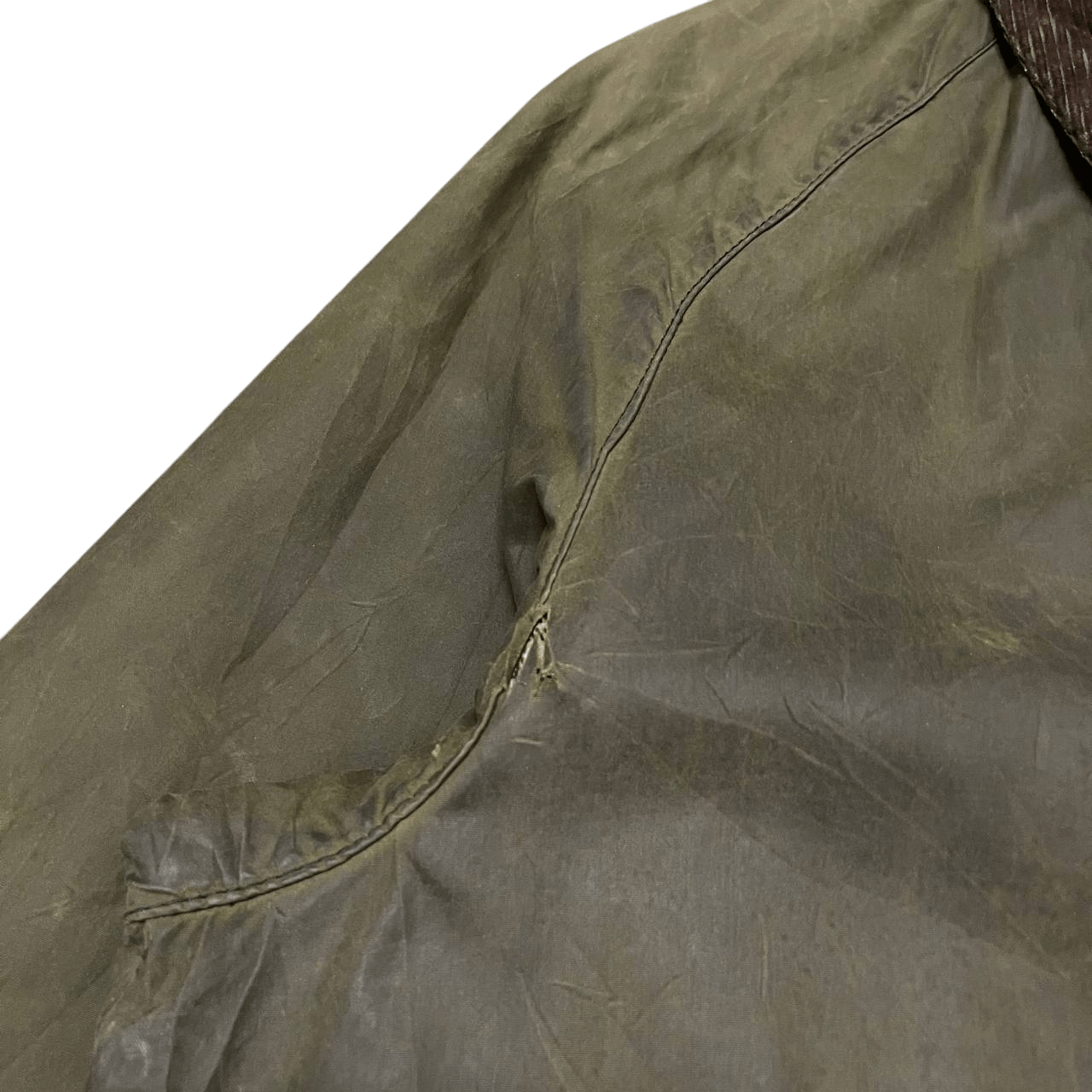 Barbour Vintage 90's Barbour Beaufort A150 Waxed Distressed Jacket Size US M / EU 48-50 / 2 - 6 Thumbnail