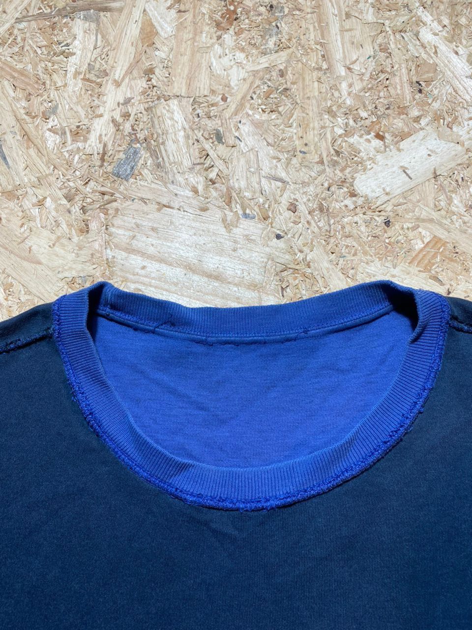 Issey Miyake Issey Vintage Skyline Reversible Blue Tee Size US L / EU 52-54 / 3 - 14 Thumbnail