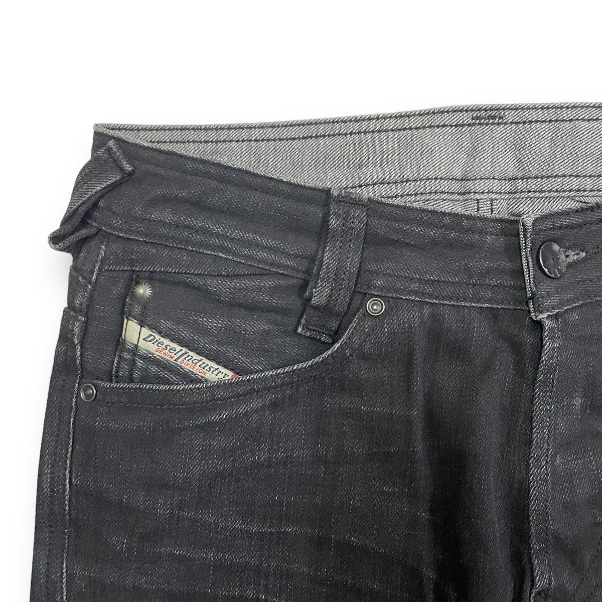 If Six Was Nine Rare Diesel Slammer Made in Italy by Cow Leather Size US 31 - 4 Thumbnail