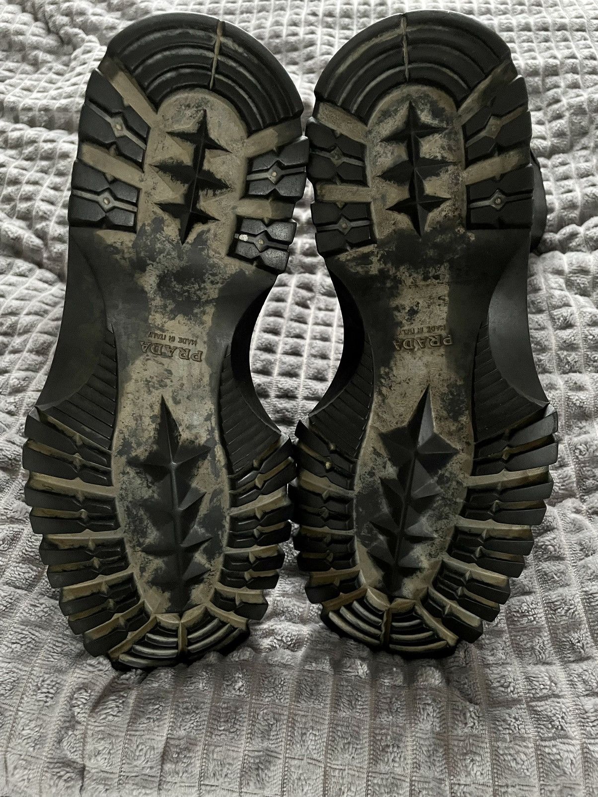 Prada Bella Hadid Prada Sport Brixxen Lug Sole Moto Zip Boots 8 UK Size US 9 / EU 42 - 21 Thumbnail