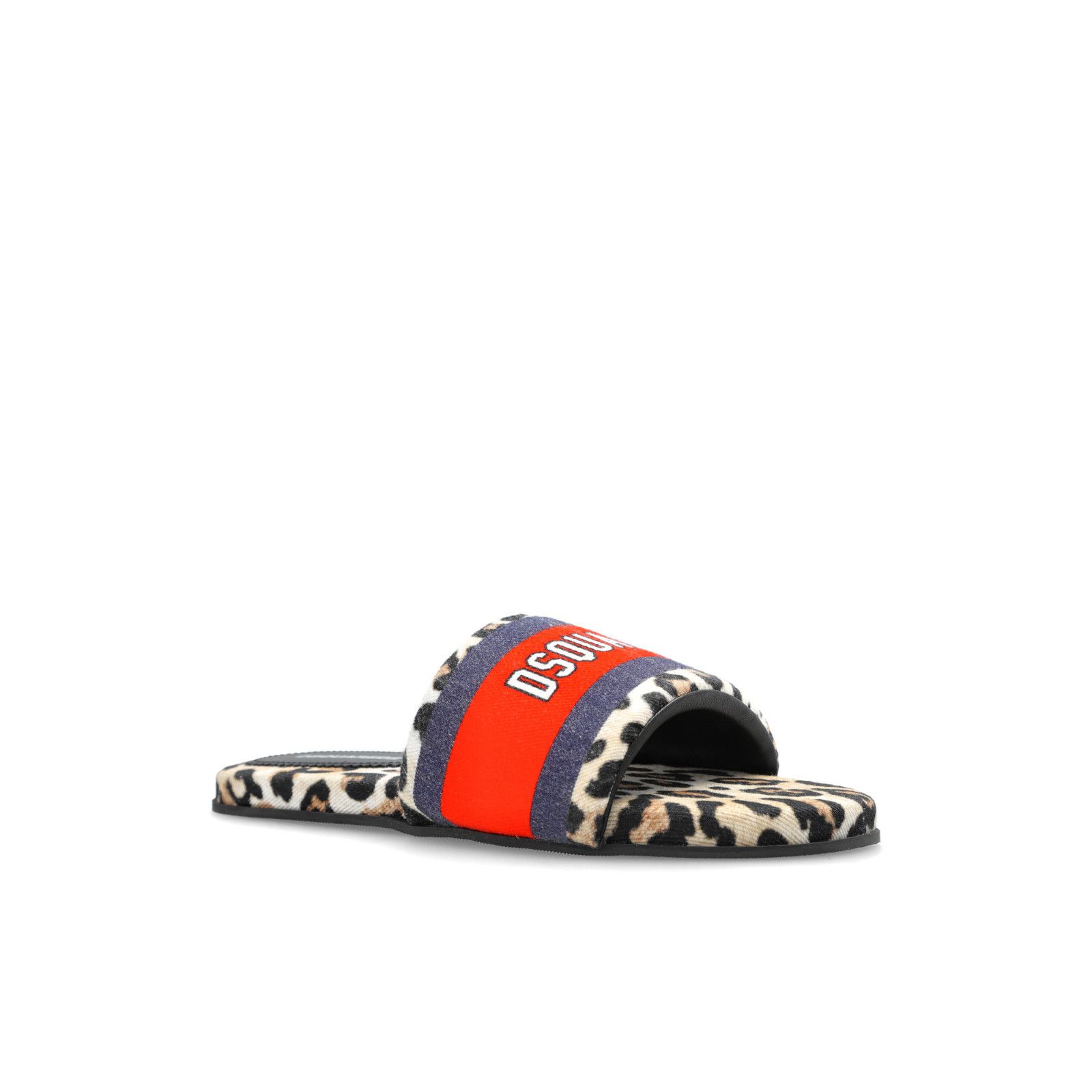 Dsquared2 DSQUARED2 Leopard Slides New & Authentic (Women's size:9;) Size US 9 / IT 39 - 2 Thumbnail