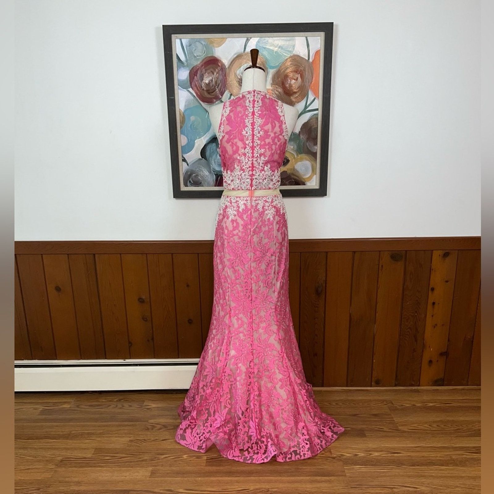 Other Gorgeous Jolene Mock 2 Piece Pageant/Prom Gown! Size XL / US 12-14 / IT 48-50 - 5 Thumbnail