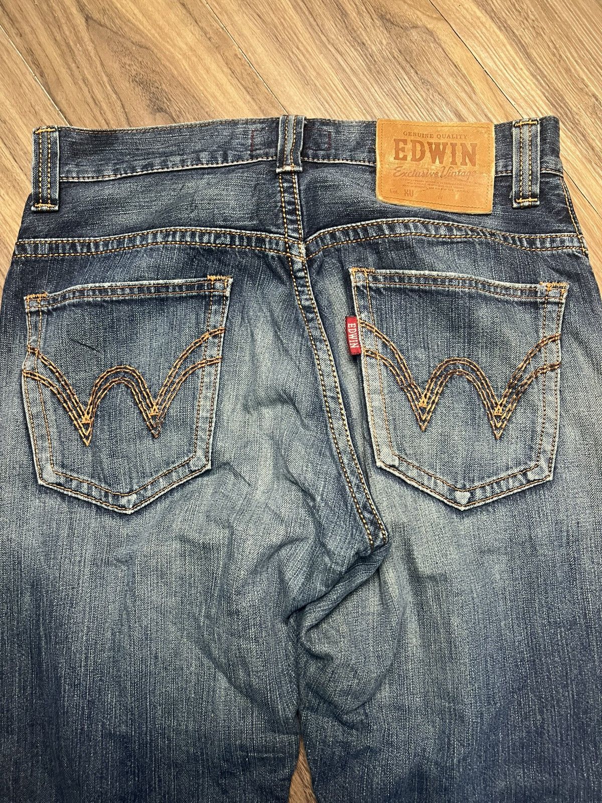 Edwin Edwin Japan Denim Ripped Distressed Relaxed Fit Jeans (42) Size US 30 / EU 46 - 14 Thumbnail