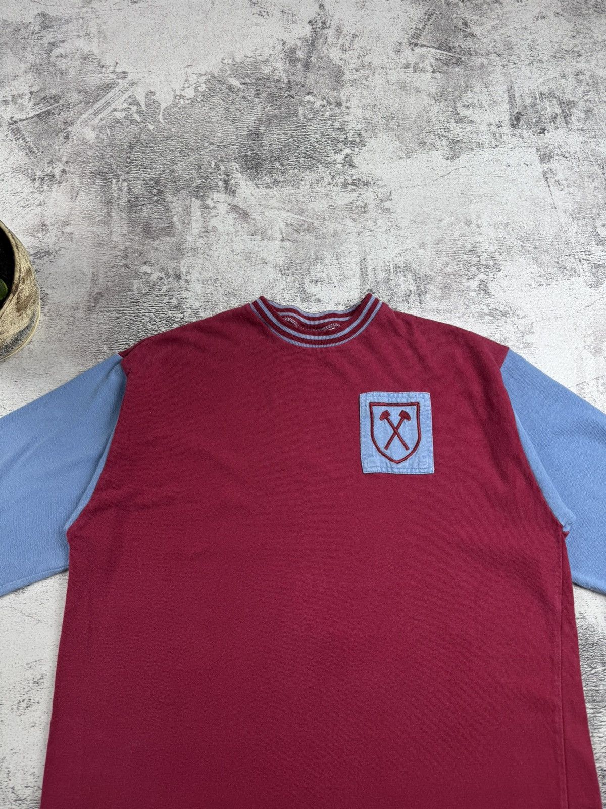 Vintage West Ham 1966 Arkwright Sportswear 48/120 cm XL Soccer Football Jersey T Shirt Size US XL / EU 56 / 4 - 5 Thumbnail