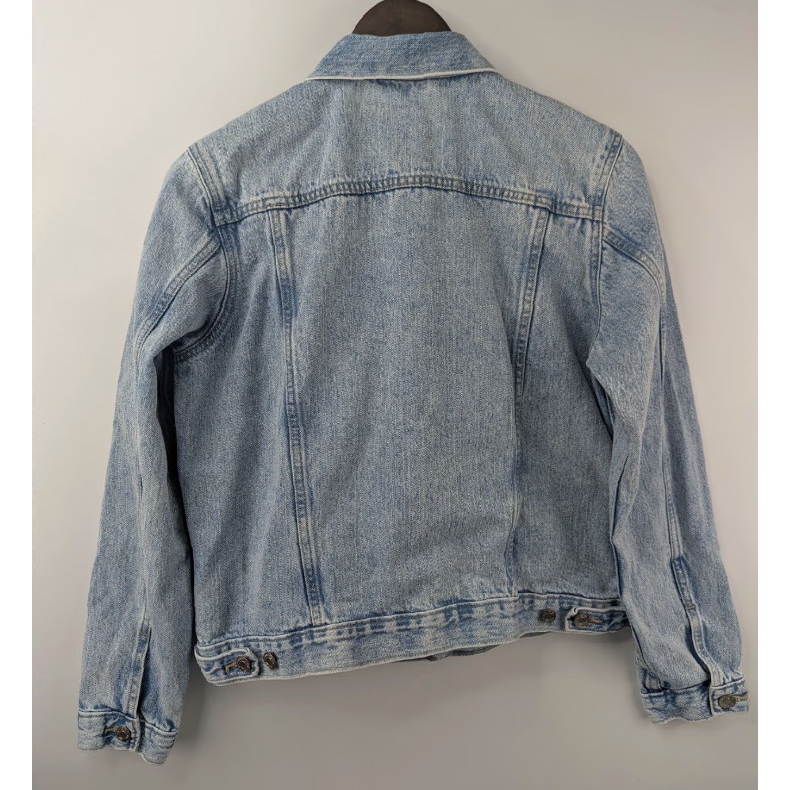 Gap Gap Icon Denim Trucker Jacket Light Ace Wash Women's Large Cotton Duke? Size 36" / US 14 / IT 50 - 4 Thumbnail