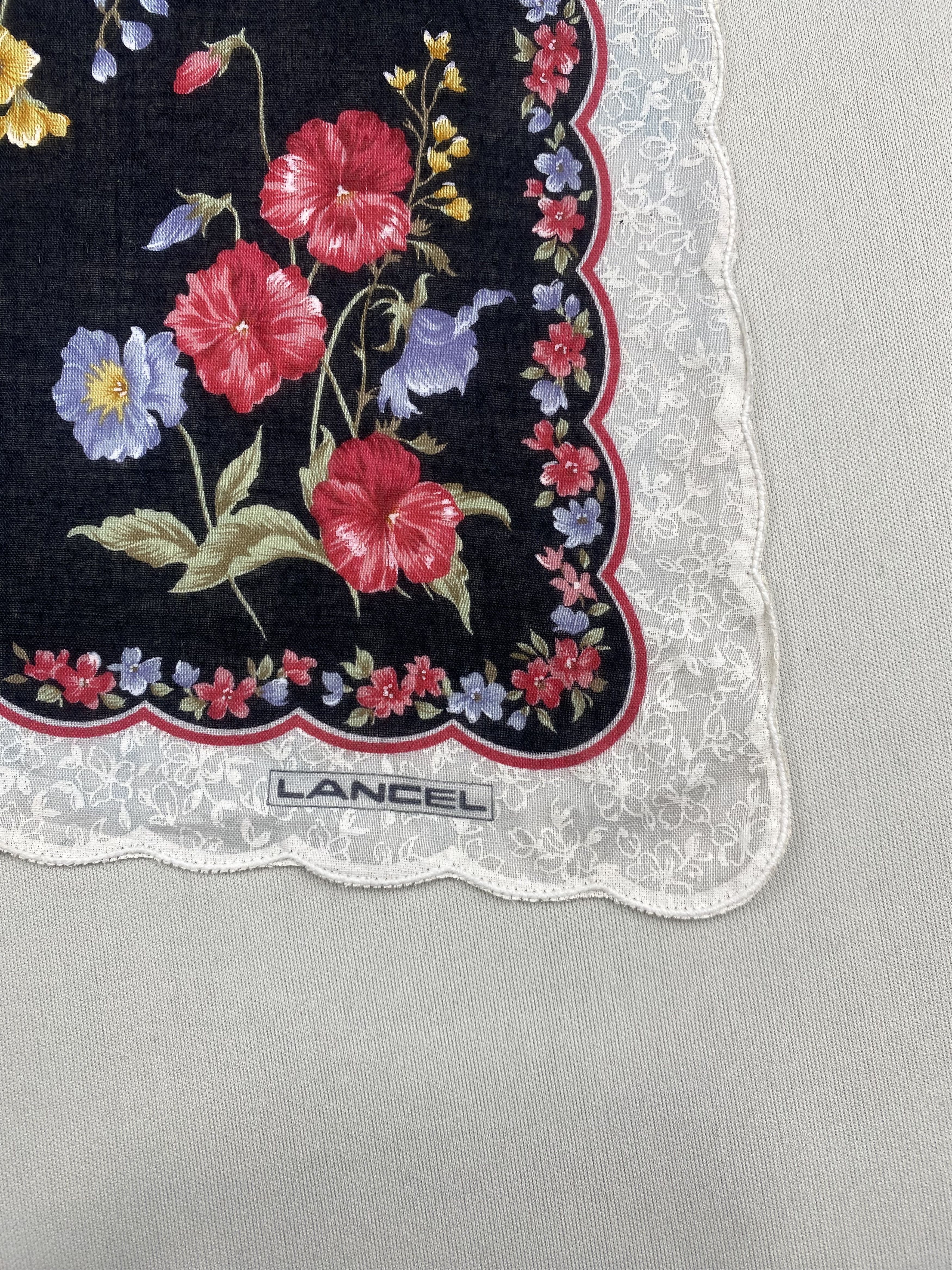 Lancel Vintage Lancel Handkerchief Pocket Square Bandana HM0001 Size ONE SIZE - 5 Thumbnail