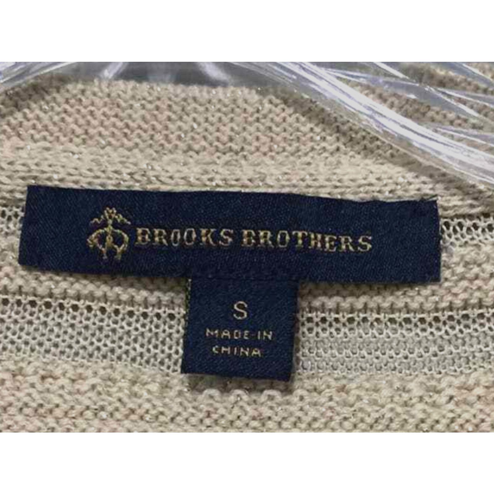 Brooks Brothers Brooks Brothers Glitter Metallic Stripe 3/4 Sleeve Sweater S Size S / US 4 / IT 40 - 3 Thumbnail