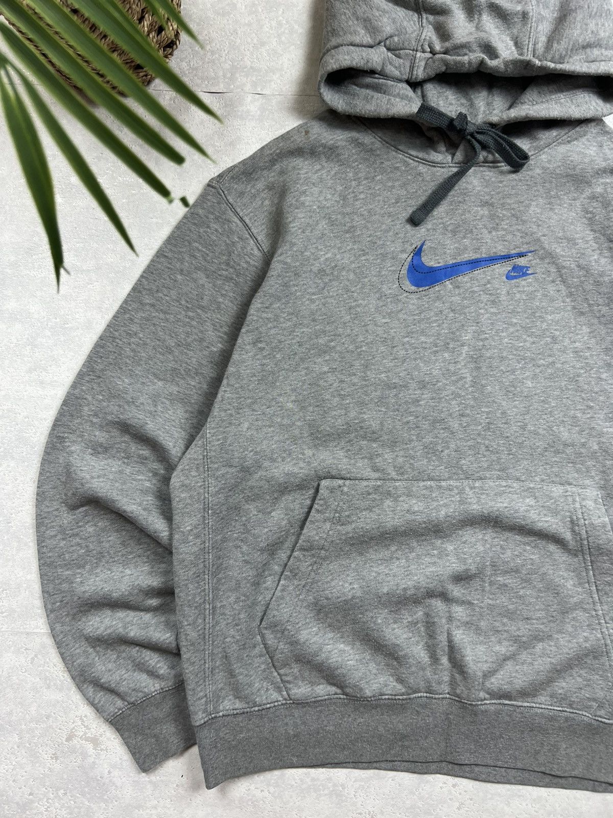 Nike Nike Central Swoosh Vintage Y2K Drill Oversized Hoodie Size US M / EU 48-50 / 2 - 2 Thumbnail