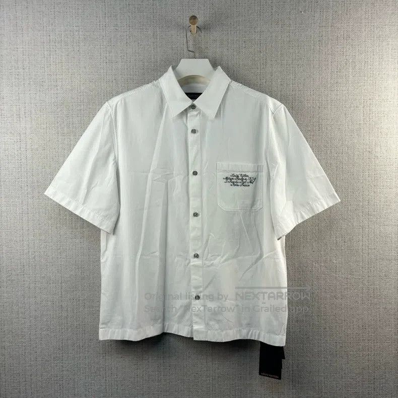 Louis Vuitton Louis Vuitton FW25 Lapel Monogrammed Embroidered Single Br Size US XXL / EU 58 / 5 - 1 Thumbnail