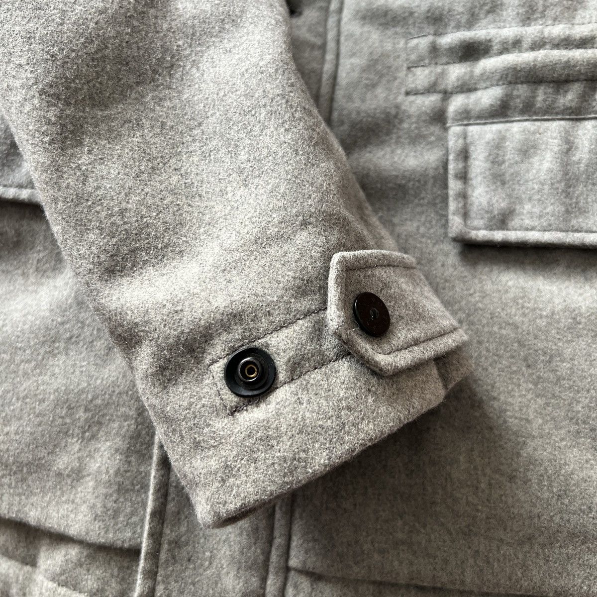Stone Island 🔥🔥 Stone Island Grey Wool Blend Ice Jacket Size US M / EU 48-50 / 2 - 12 Thumbnail