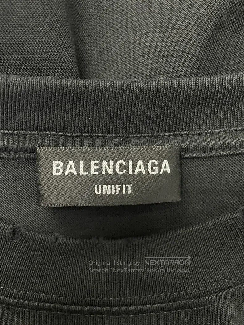 Balenciaga Balenciaga Black lettered short-sleeve T-shirt, size M Size US M / EU 48-50 / 2 - 3 Thumbnail