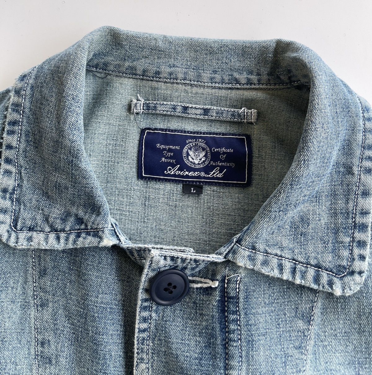 Avirex Vintage Avirex Chore Denim Jacket Size US L / EU 52-54 / 3 - 7 Thumbnail