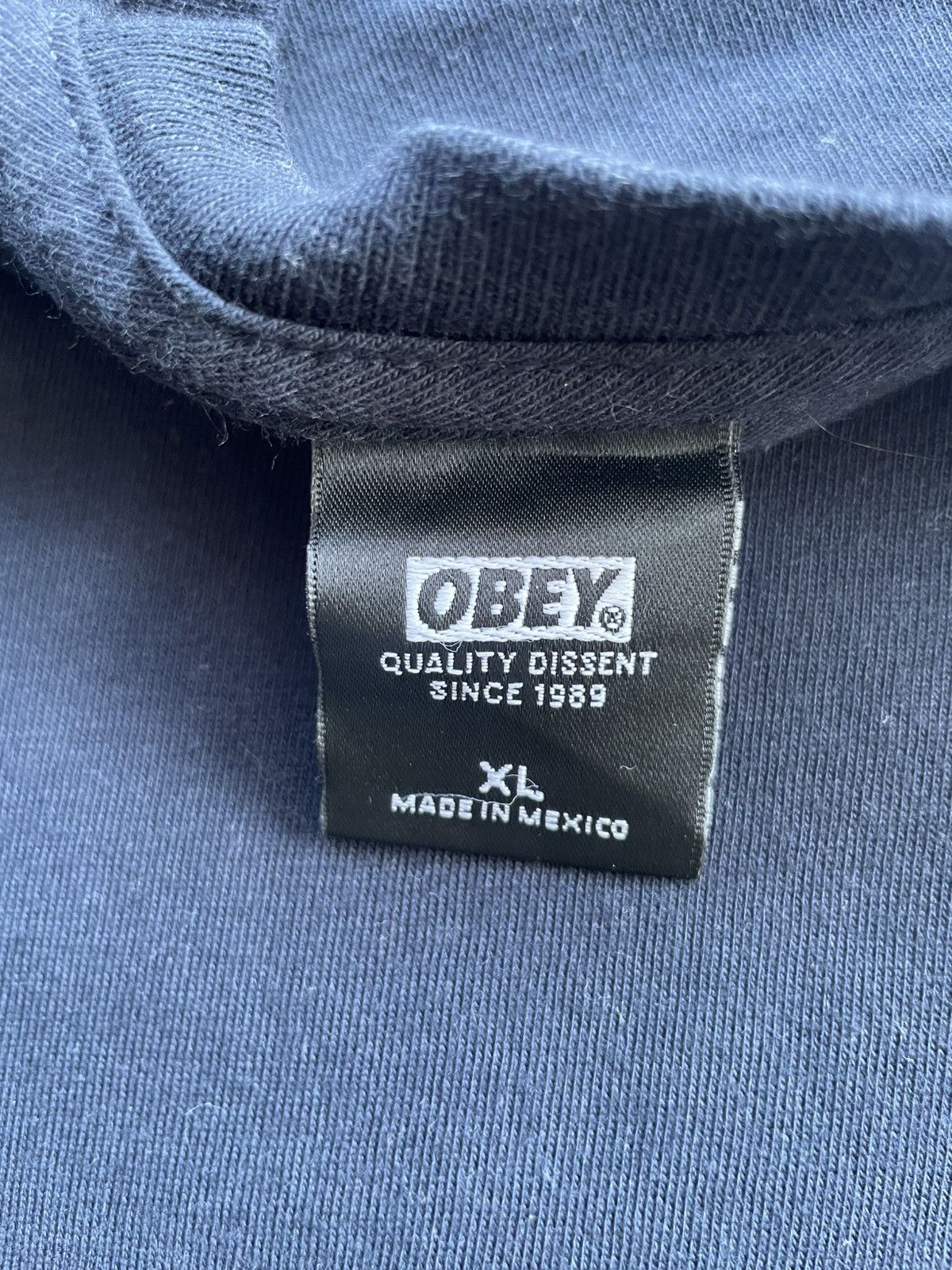 Obey Obey Worldwide Long Sleave Size US XL / EU 56 / 4 - 13 Thumbnail
