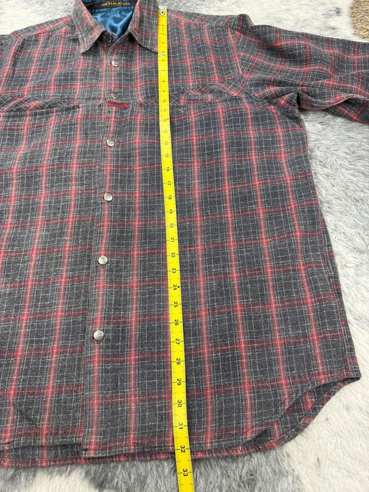 Marithe + Francois Girbaud Vintage MFG Shadow Plaid Tartan Rare Pockets Baggy Flannel Size US XL / EU 56 / 4 - 25 Thumbnail