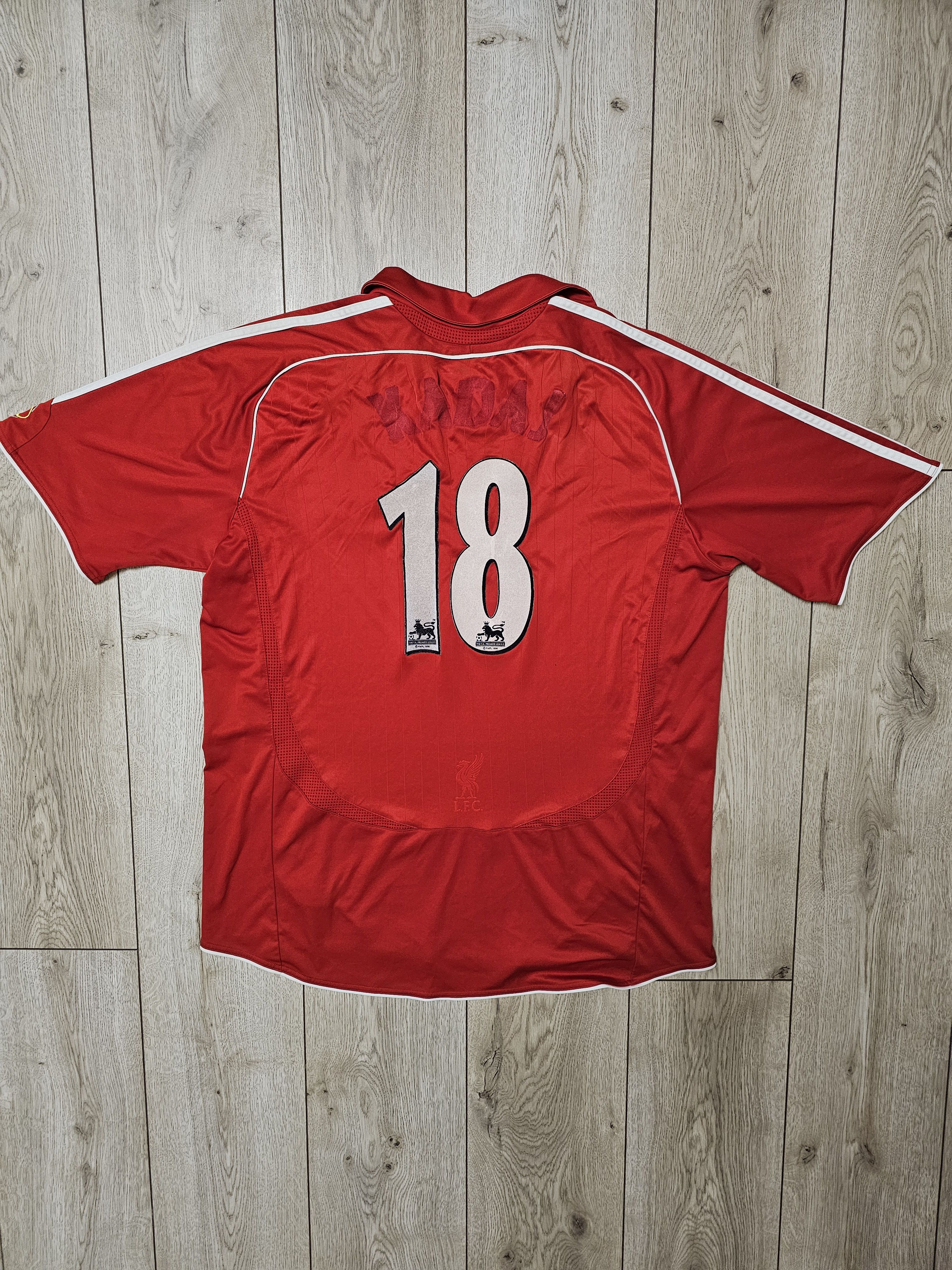 Adidas LIVERPOOL 2006 2008 HOME FOOTBALL SHIRT SOCCER JERSEY Size US XL / EU 56 / 4 - 2 Thumbnail