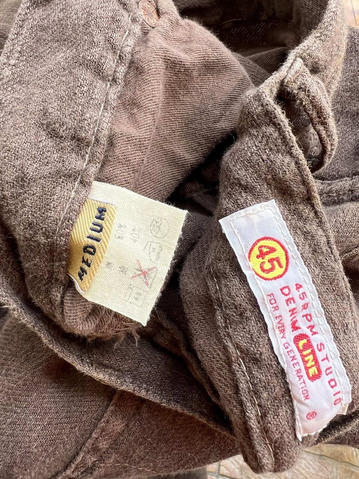 45rpm Vintage 45rpm Japan Brown Linen Jeans Size US 31 - 21 Thumbnail