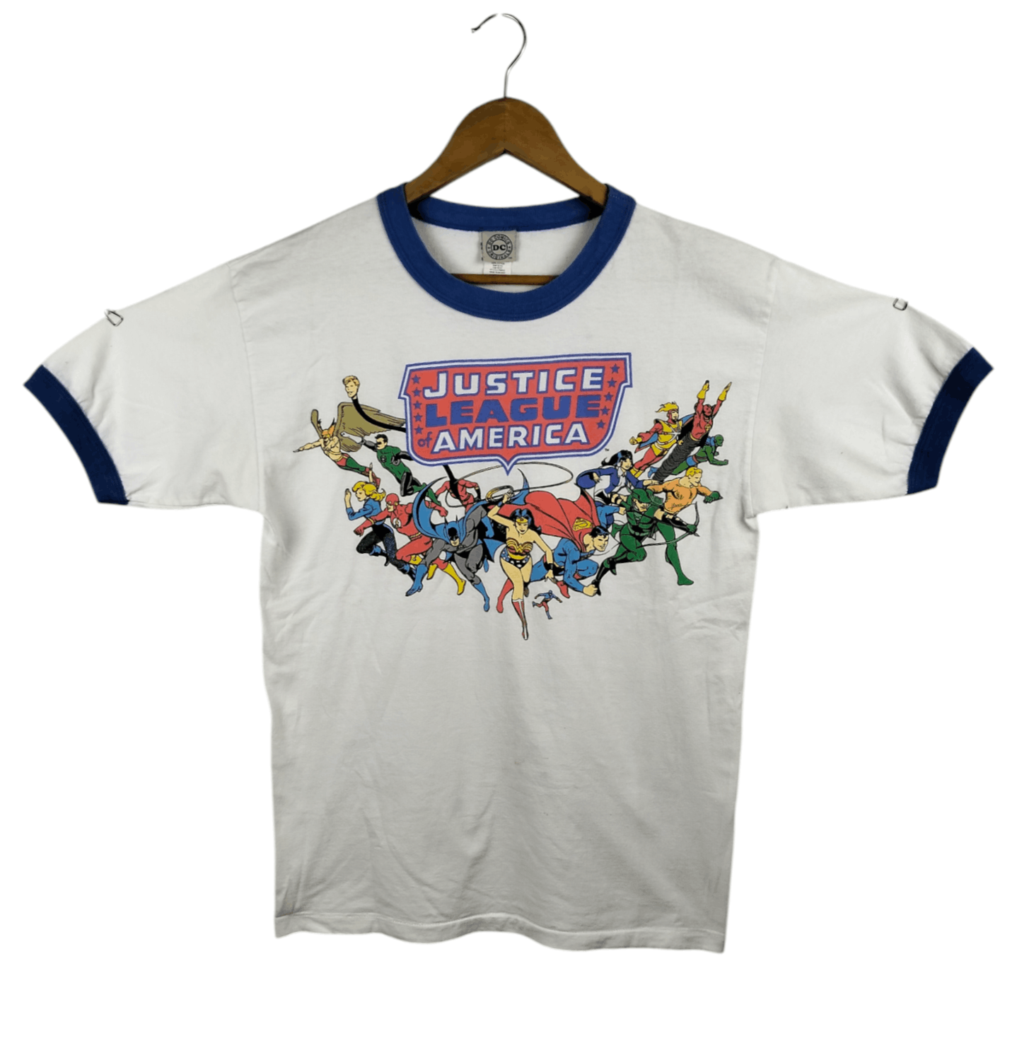 DC Comics × Marvel Comics × Vintage Vintage T shirt Justice League America Dc Marvel Cartoon Size US M / EU 48-50 / 2 - 1 Thumbnail