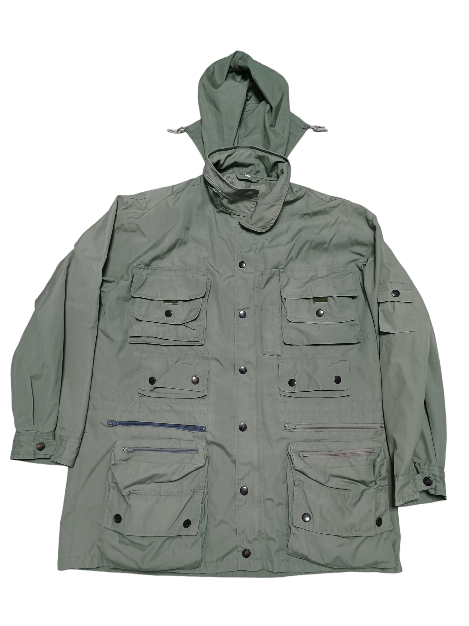Pre-owned Avant Garde X Military Fantastic Multipocket Nylon Vintage Japanese Style Jacket In Khaki