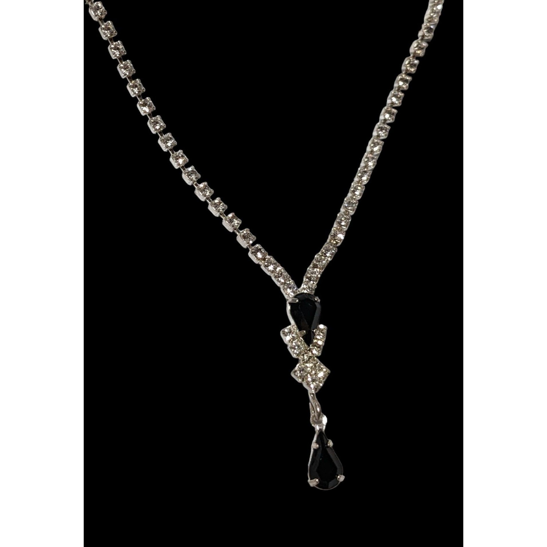 Other Glam Goth Gemmed Formal Bridal Necklace Size ONE SIZE - 6 Thumbnail