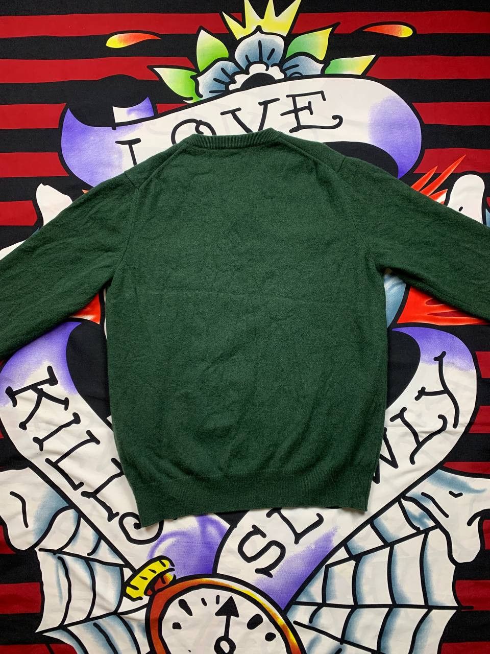 Gant Gant USA lambswool merino green v-neck sweater Size M Size US M / EU 48-50 / 2 - 5 Thumbnail