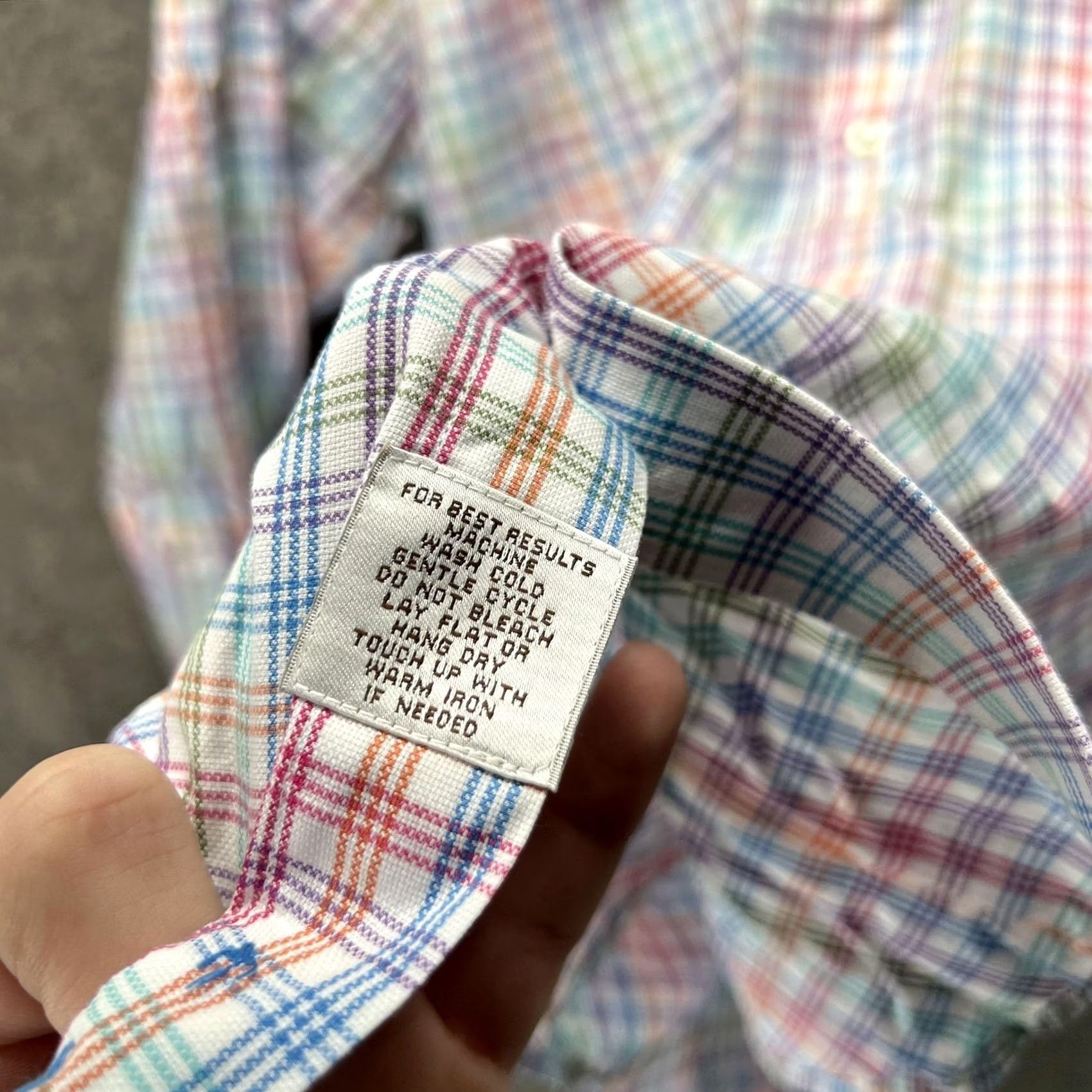 Peter Millar Peter Millar Shirt Mens Medium Multicolor Plaid Cotton Button Front Casual Size US M / EU 48-50 / 2 - 3 Thumbnail