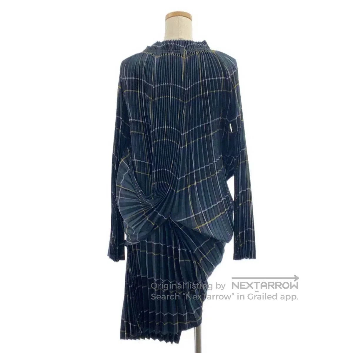 Junya Watanabe junya watanabe cdg 17aw plaid pleated dress. Size M / US 6-8 / IT 42-44 - 2 Thumbnail