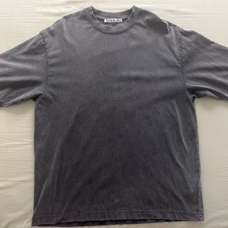 Acne Studios Acne Studios Black distressed suede T-shirt Size US M / EU 48-50 / 2 - 1 Thumbnail