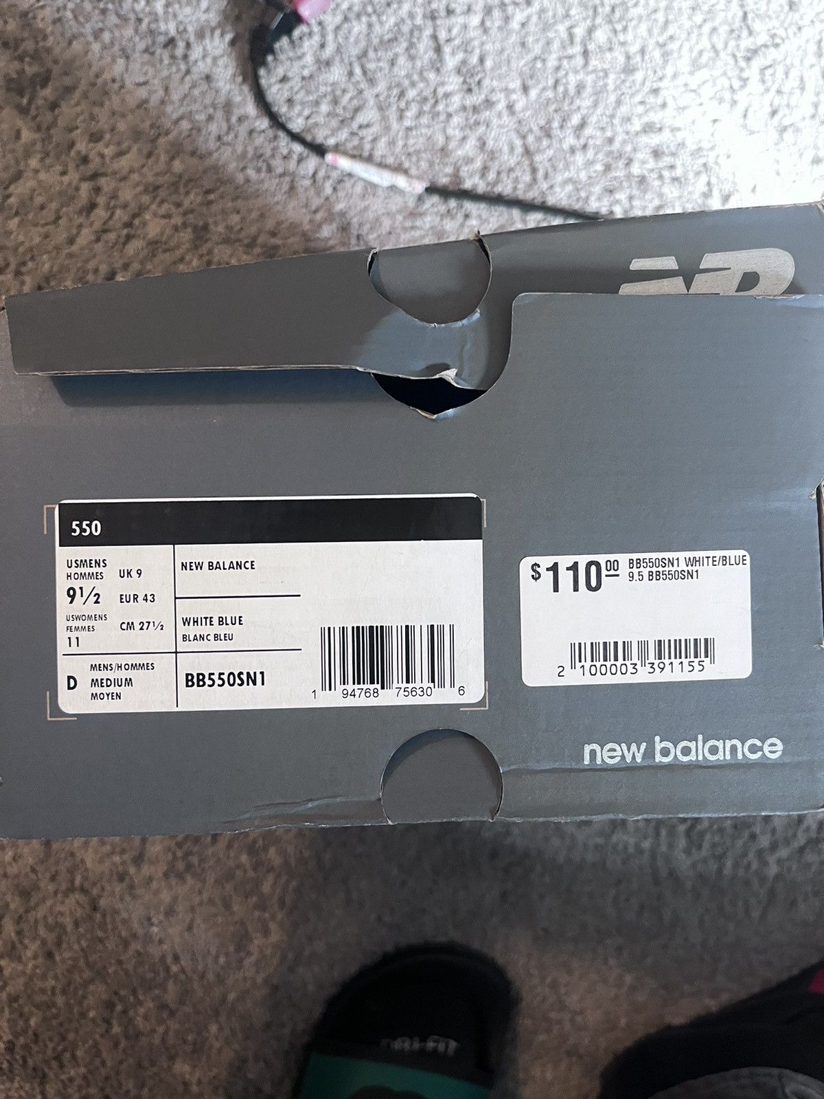 New Balance New balance 550 Size US 9.5 / EU 42-43 - 8 Thumbnail