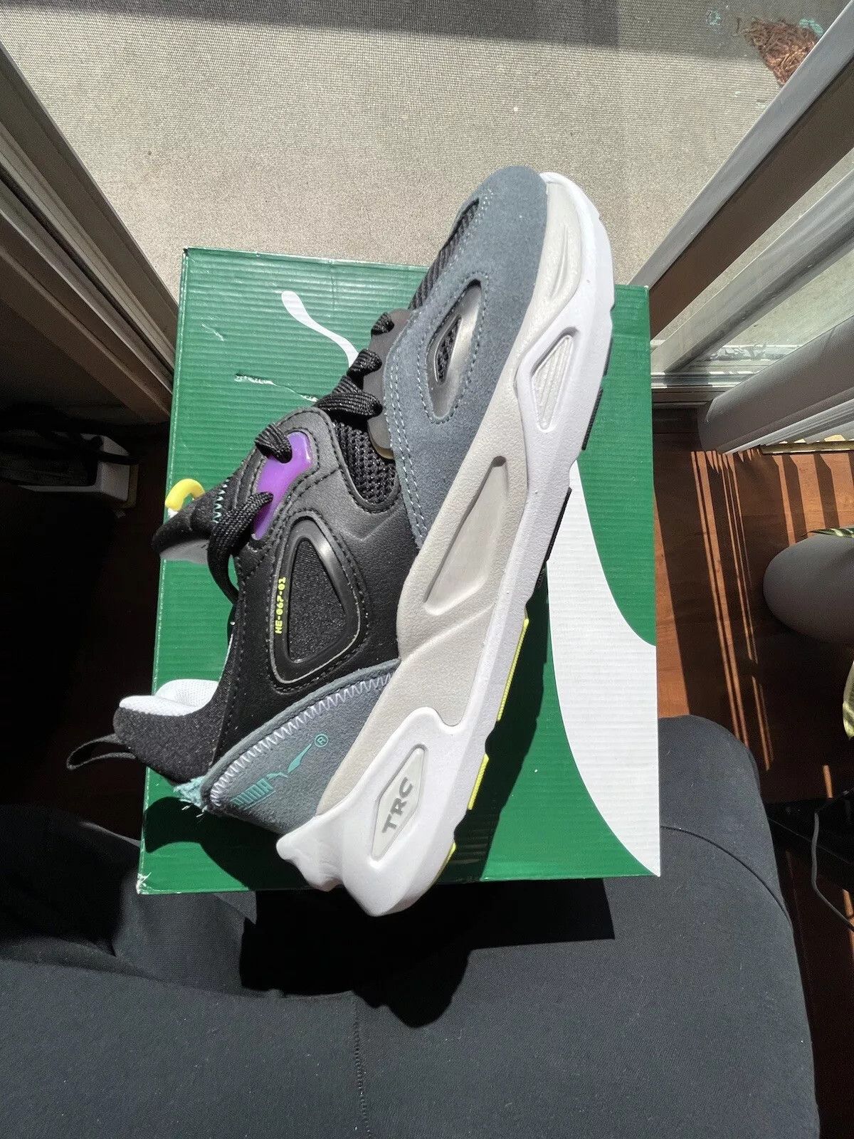 Puma Size 8 - PUMA TRC Blaze Black Dark Slate 2022 Size US 8 / EU 41 - 3 Thumbnail