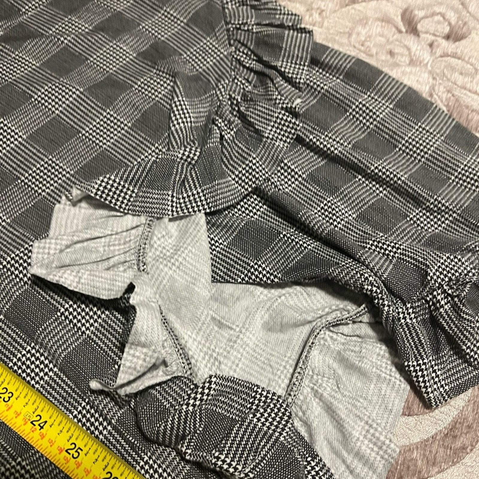 Boohoo Boohoo Grey/Black Checkered Dress Size 12 Size XL / US 12-14 / IT 48-50 - 11 Thumbnail