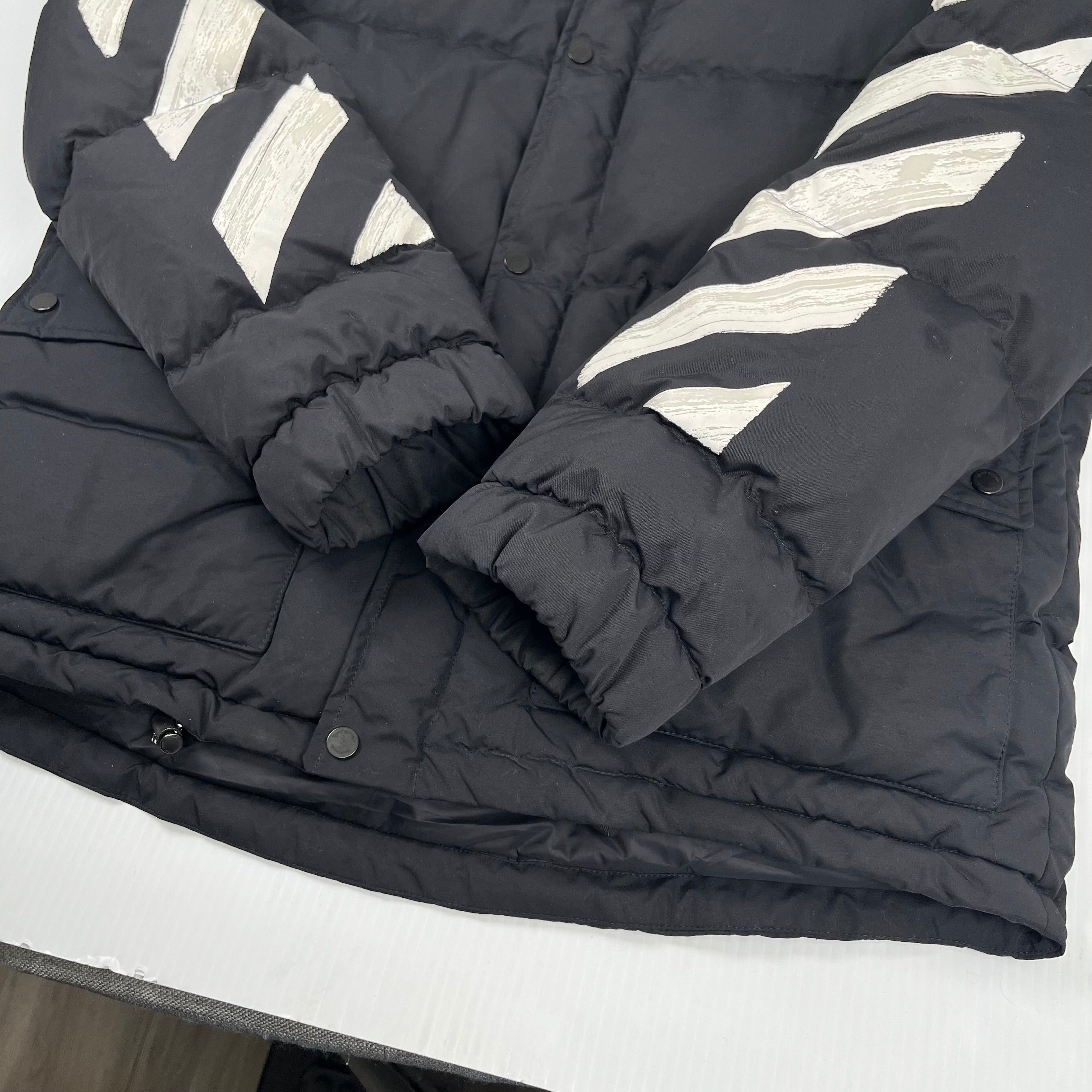 Off-White Off-White Brushed Diagonal Quilted Down Jacket M Size US M / EU 48-50 / 2 - 6 Thumbnail
