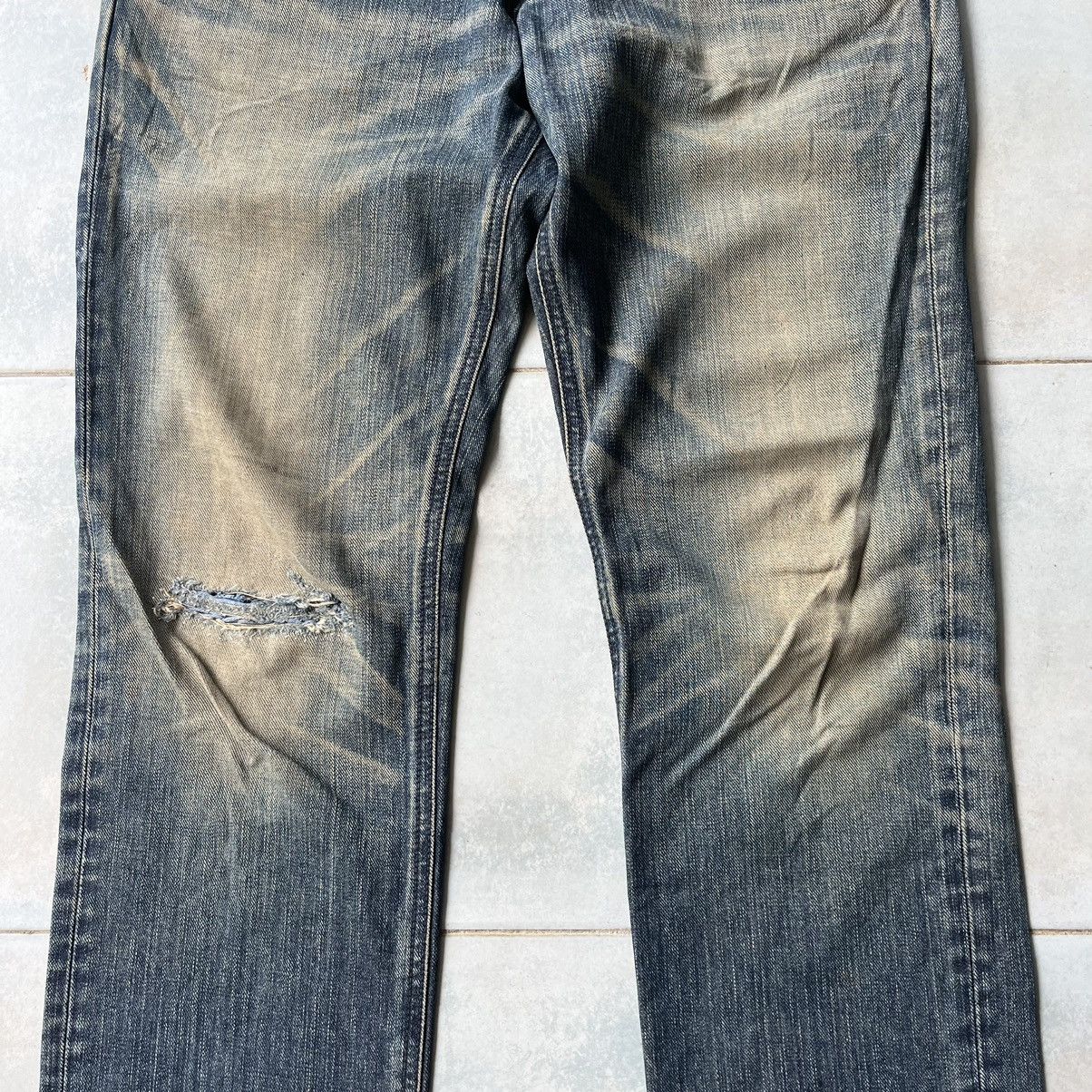 Lee Distressed Vintage Lee Riders Gold Label Japan Jeans Size US 33 - 11 Thumbnail