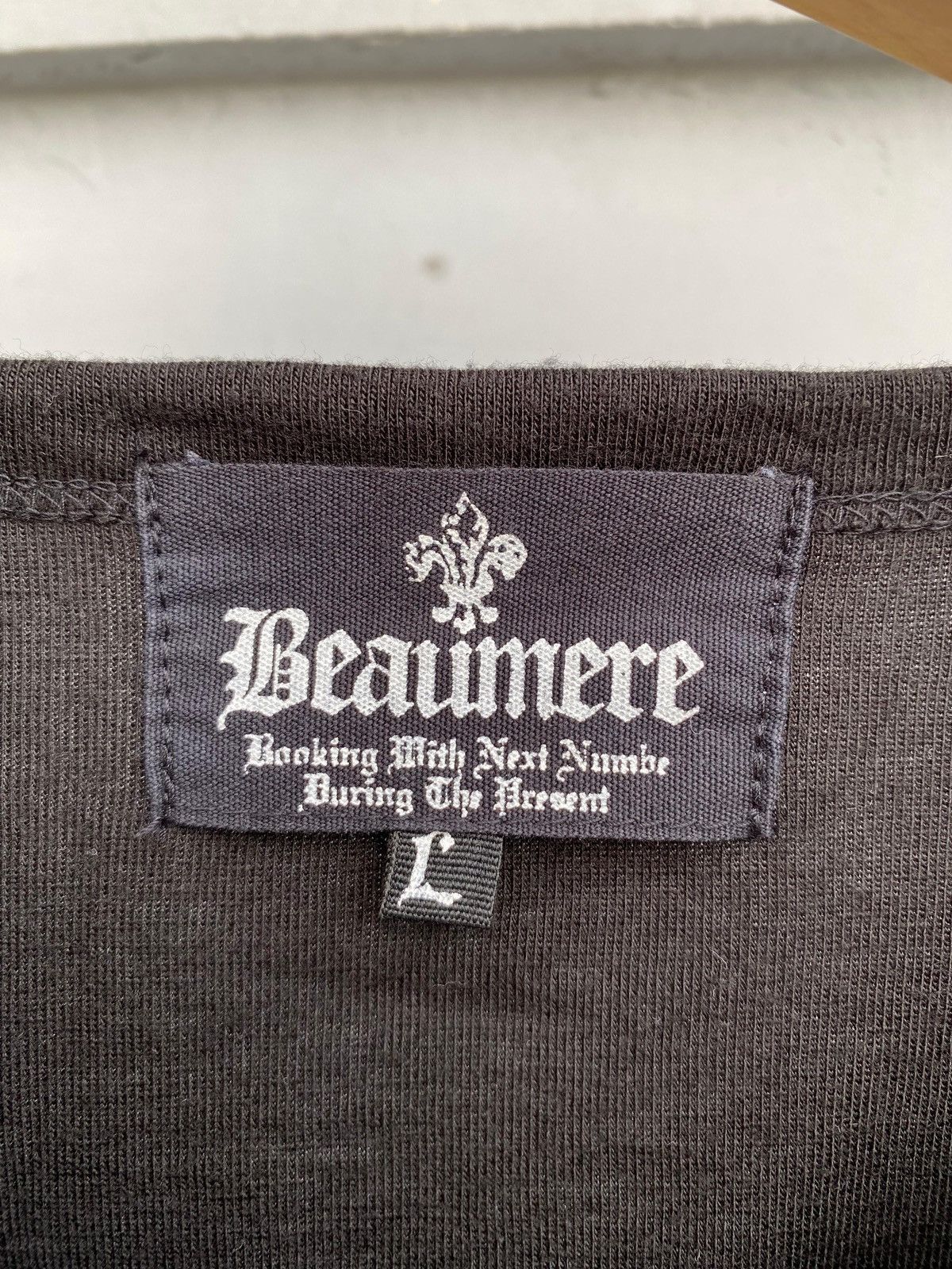 If Six Was Nine Beaumere Avant-Garde Text Tee Typography Japan Street Style Size L / US 10 / IT 46 - 11 Thumbnail